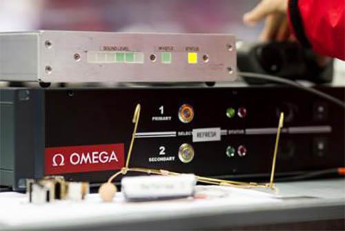 A Omega, junto com a Federação Internacional de Hóquei no Gelo, desenvolveu o sistema de IH Whistle Detection / Foto: Divulgação / Omega